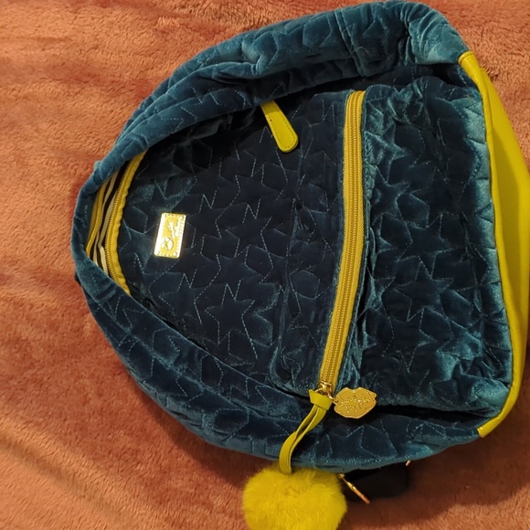 Betsey Johnson Handbags - Betsey Johnson velvet mini backpack